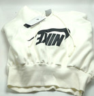 *NEW* Women NIKE Sports Club Logo Crop Pullover Hoodie Off White (FV7777 133) 👍