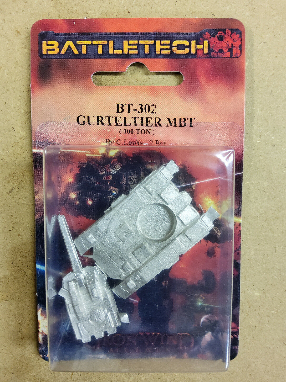 Battletech Miniatures - Gurteltier MBT (Standard) - BT-302 - Iron Wind Metals