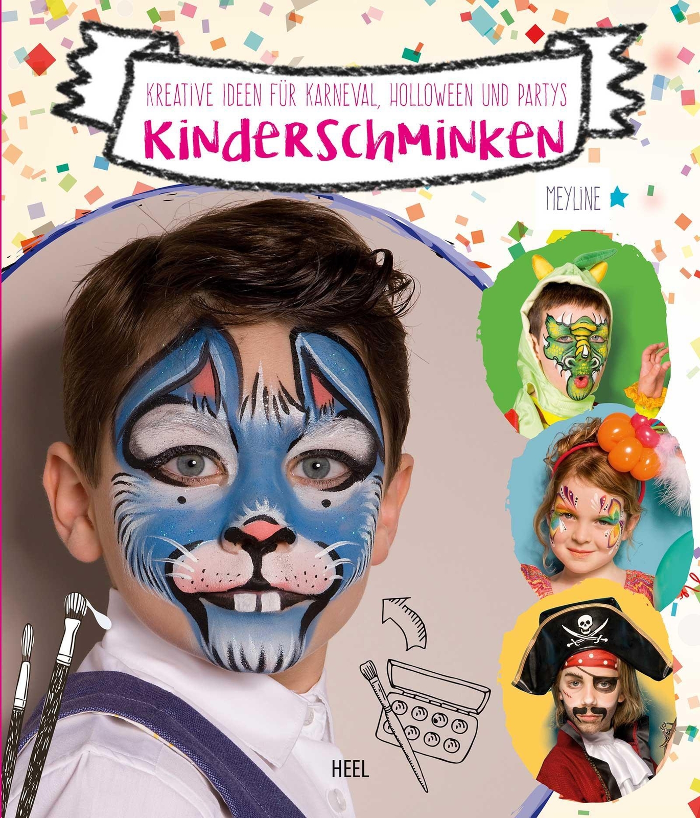 Kinderschminken | 20 Motive Für Karneval, Halloween Und Partys |