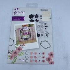 Gemini by Crafter's Companion : Stamp  Die Set : 24 piece : Perfect Posy