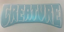 Creature Skateboards Logo #4 - Die Cut Vinyl Decal Sticker Outdoor Vintage Skate