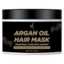 Herstyler Argan Oil Hair Mask - Repair Mask For Dry or Damaged Hair - 9.46 Fl oz