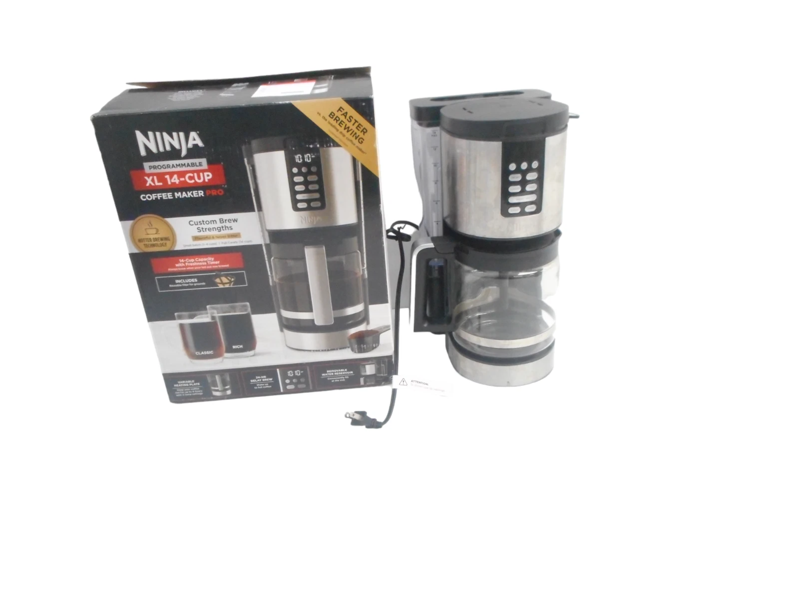 Ninja DCM201 14 Cup , Programmable Coffee Maker XL Pro
