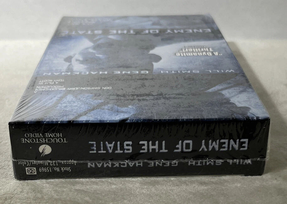 Enemy Of The State Will Smith Gene Hackman Regina King 1992 VHS SEALED - Image 4 of 4