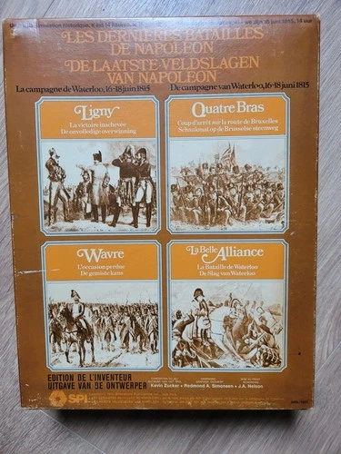 RARE SPI Wargame Napoleon Last Battles (Designer Edition) FR /NL Version