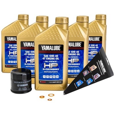 Yamalube Synthetic 10W-40 Oil Change Kit for Yamaha YXZ 1000R Side x Side