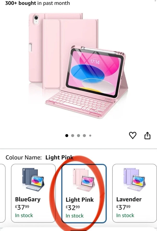 Folio Keyboard Cover Stand 7 Color Backlit Detachable Case For iPad A16 10.9/11” - Image 3 of 4