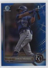 2022 Bowman Chrome Prospects Blue Refractor 130/150 Daniel Vazquez #BCP-199 12wz