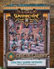 Warmachine Crucible Guard Infantry With Unit Attachment NIB. RARE