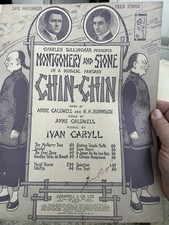 AA 1914 11x14 Oriental Revue sheet music CHIN-CHIN ‘Violet’