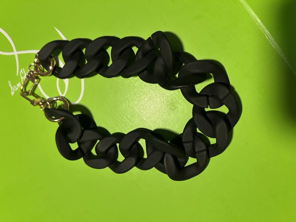 Eslabón de cadena de plata Michael Kors con collar de firma MK más collar extra Foto 4 de 4