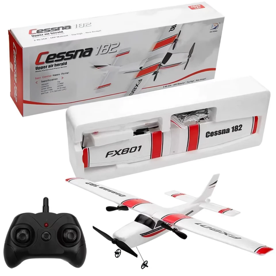 ✅FX801 RC Plane EPP Foam 2.4G 2CH RTF Remote Control Wingspan Aircraft Fixed DE - Bild 4 von 4