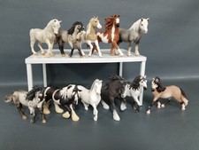 Schleich Horse Figures Lot of 10+ Retried Mar...