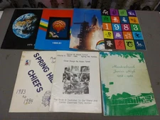 Lot of 79-1986 Spring Hill Elementary Middle School Yearbook Meadowbrook Kansas