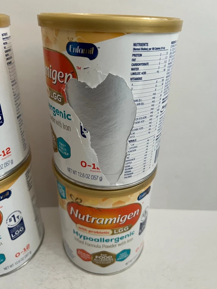 4 latas de fórmula de nutramigen en polvo 12,6 oz Foto 2 de 4