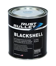 Gloss Black Corrosion Preventive Coating, 1 Quart, UV Resistant Rust Proofing