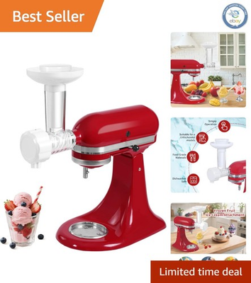 #ad Easy to Use Ice Cream Attachment for KitchenAid Enjoy Healthy Homemade Sorbets $37.95