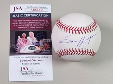 RARE Sam Hunt Signed Official Baseball JSA COA ROMLB Country Music Star Singer