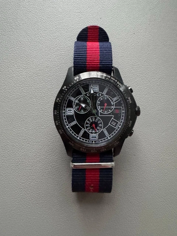 Gucci G-Timeless Chronograph 126,2 Calendar Date PVD NOS Swiss Made - Bild 3 von 4