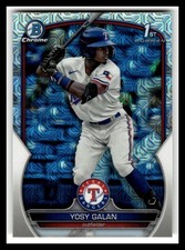 2023 Bowman Chrome #BCP-221 Yosy Galan Chrome Prospects Mojo Refractor