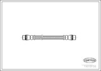 Corteco Bremsschlauch 19018158 FüR Renault Peugeot