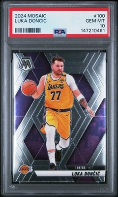 2024 PANINI MOSAIC #100 LUKA DONCIC PSA 10 | eBay