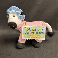 2016 Chik-Fil-A Plush Cow Collectible “Gud Hair Dayz Start With Chikin”