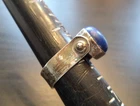 STUNNING VINTAGE ESTATE SIGNED STERLING SILVER LAPIS LAZULI SZ 6 RING! G37998
