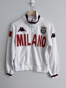 Haut de survêtement Kappa Large veste Kappa vintage à blocs de couleurs blanc bleu taille L - France