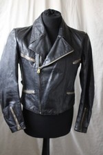 Vintage 1940 /50s LEATHER BIKER JACKET SUPPLE LEATHER