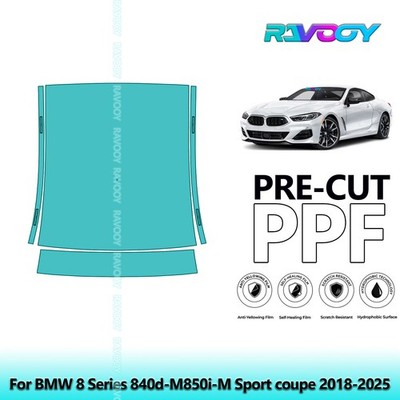  Paint Protection PPF Kit For BMW 8 Series 840d-M850i-M Sport coupe 2018-2025