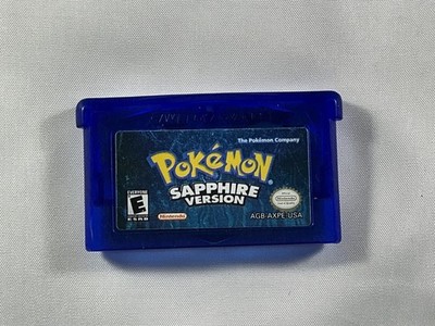 Nintendo Pokémon Sapphire Version Game Boy Advance GBA (Authentic, Tested)