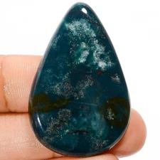 Natural Bloodstone Pear Shape Cabochon Loose Gemstone 48.5 Ct 39X26X5 mm X-20428
