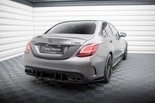 Street Pro Heck Ansatz Flaps passend für Mercedes-AMG C63 Limousine / Kombi W205 Street Pro Heck Ansatz Flaps passend für Mercedes-AMG C63 Limousine / Kombi W205