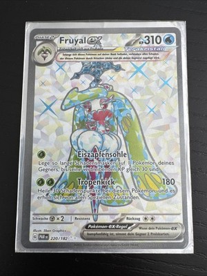 Fruyal EX 220/182 Pokemon Karte - Paradox Rift Deutsch Near Mint Full Art Rare