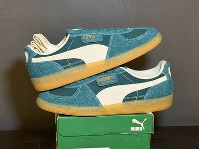 PUMA Palermo Vintage Men s Low Top Sneakers Cold Green/Ivory 396841-06