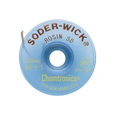 CHEMTRONICS 1.5Mm X 1.5M Soder Wick Yellow Desoldering Braid #2