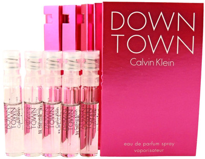 CALVIN KLEIN DOWN TOWN EDP 1.2ml .04fl oz x 5 PERFUME SPRAY SAMPLE VIALS