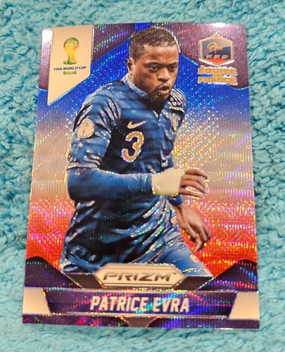 Patrice Evra [Red Prizm] #77 2014 Panini Prizm World Cup card