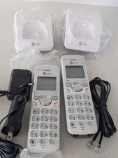 AT&T EL52315 2 Handsets & Chargers Only – No Main Base – Replacement Lot 