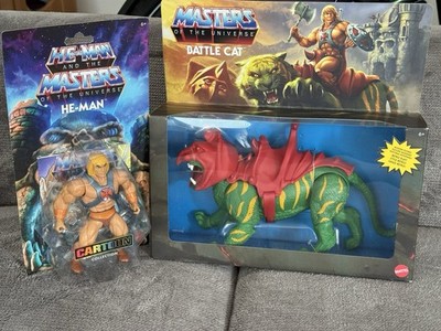 Mattel Masters of The Universe He-Man und Battle Cat Actionfiguren NEU OVP
