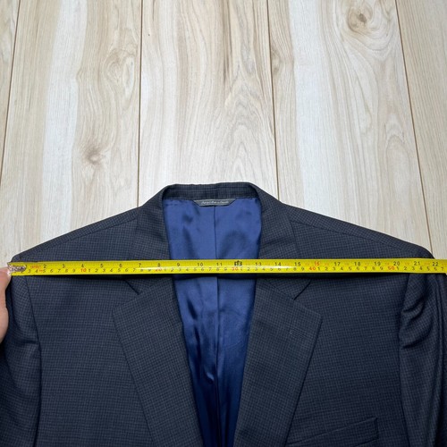 Blazer Jack Victor Para Hombres Azul Clásico Abrigo Deportivo 2 Botones Traje Chaqueta Talla 52 XL - Imagen 12 de 15