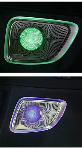 4x For Mercedes Benz C Class W206 LED Door Speaker 64 Colors Ambient Light 2022+ - Bild 9 von 23