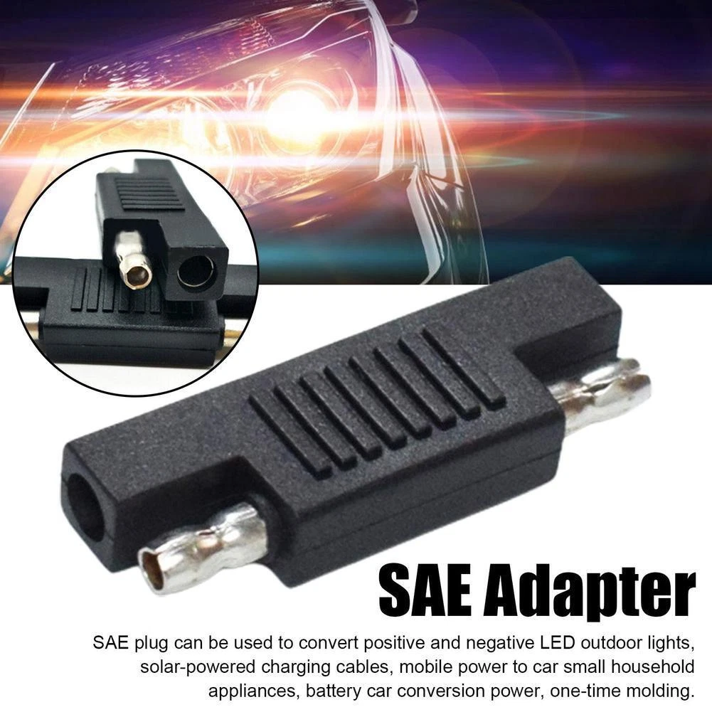 Presa di corrente SAE Porta a parete laterale Resistente alle intemperie SAE Connessione rapida Montaggio su pannello solare Connettore universale da incasso 12AWG SAE  34