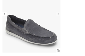 rockport suede loafers