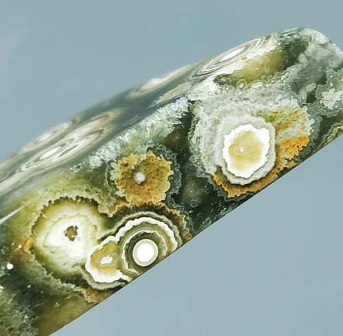 Collection ! Round Eye 8th Vein Ocean Jasper Agate Quartz Druzy Slab Reiki Stone - Picture 5 of 10