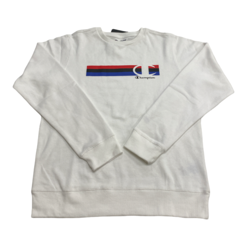 Champion Mens Front Logo Printed With Stripe Full Sleeves Sweatshirt,X-Large - Picture 2 of 6