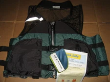 Stearns 4260 Comfort Series Collared Angler Floation Vest Type 3 PFD