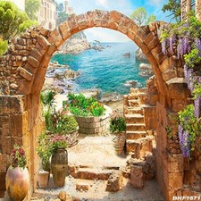 Outdoor 10'x10' Computer-painted Scenic Photo Background Vinyl Backdrop BHF1671