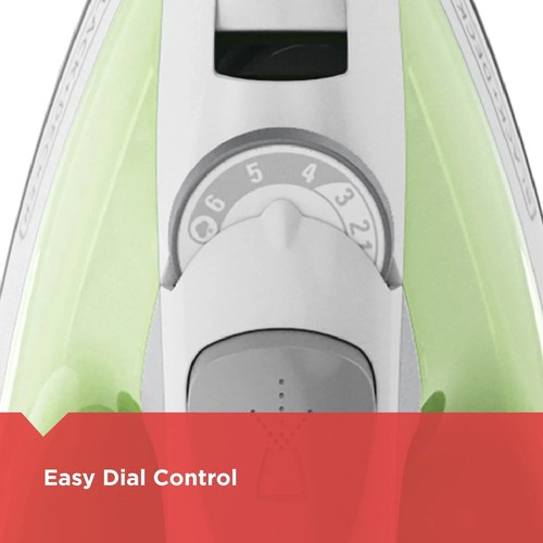 BLACK+DECKER IR02V 1200W Compact EasySteam Iron Green/White – Adjustable Steam - 第 10/14 張圖片